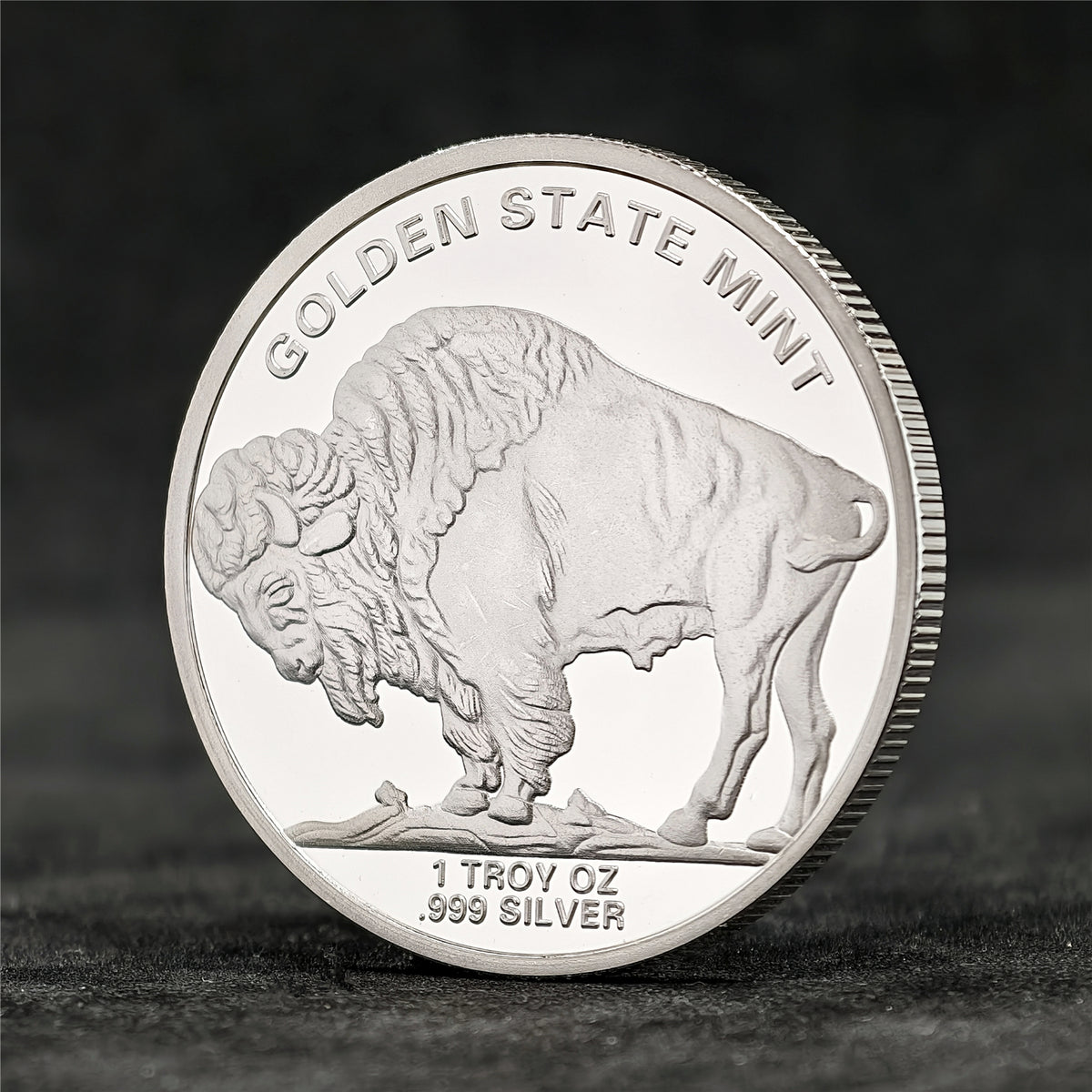 1 oz .999 Fine Silver Buffalo Round [Golden State Mint]