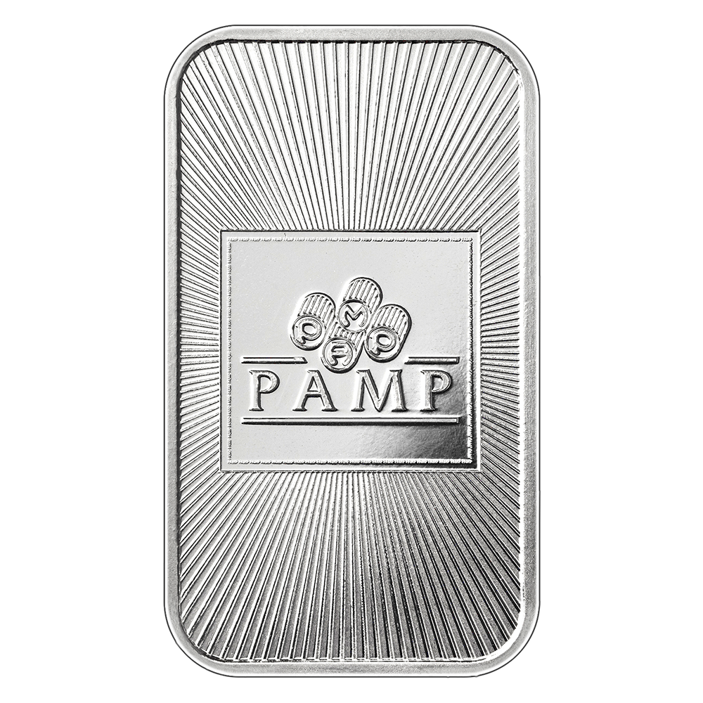 1 oz PAMP Suisse Silver Bar (New)