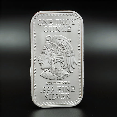 1 oz Aztec Calendar Silver Bar