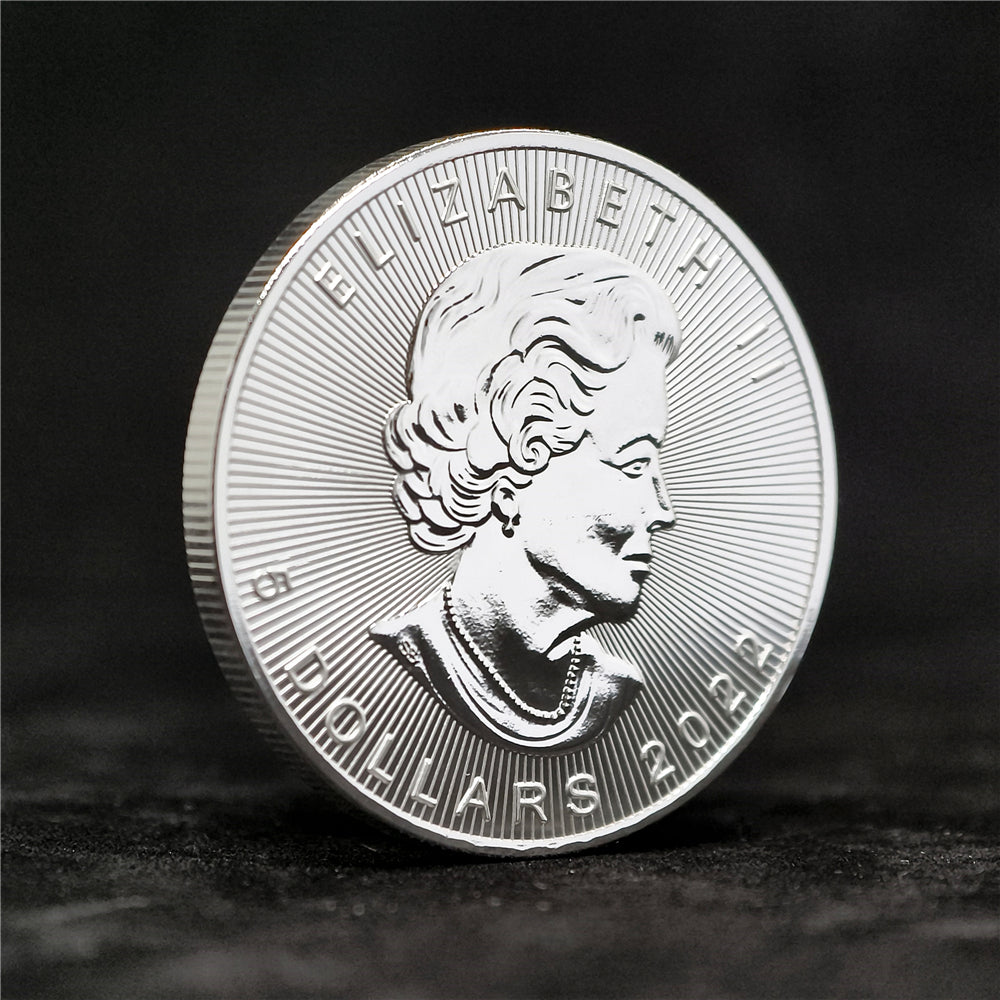 2022 1 oz .9999 Fine Silver Canadian Maple Leaf Coin [Royal Canadian Mint]