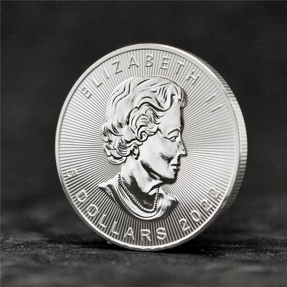 2022 1 oz .9999 Fine Silver Canadian Maple Leaf Coin [Royal Canadian Mint]