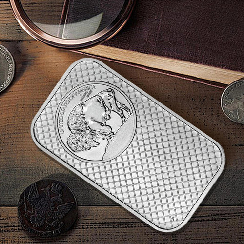 1 oz Buffalo .999 Fine Silver Bar (Sealed)