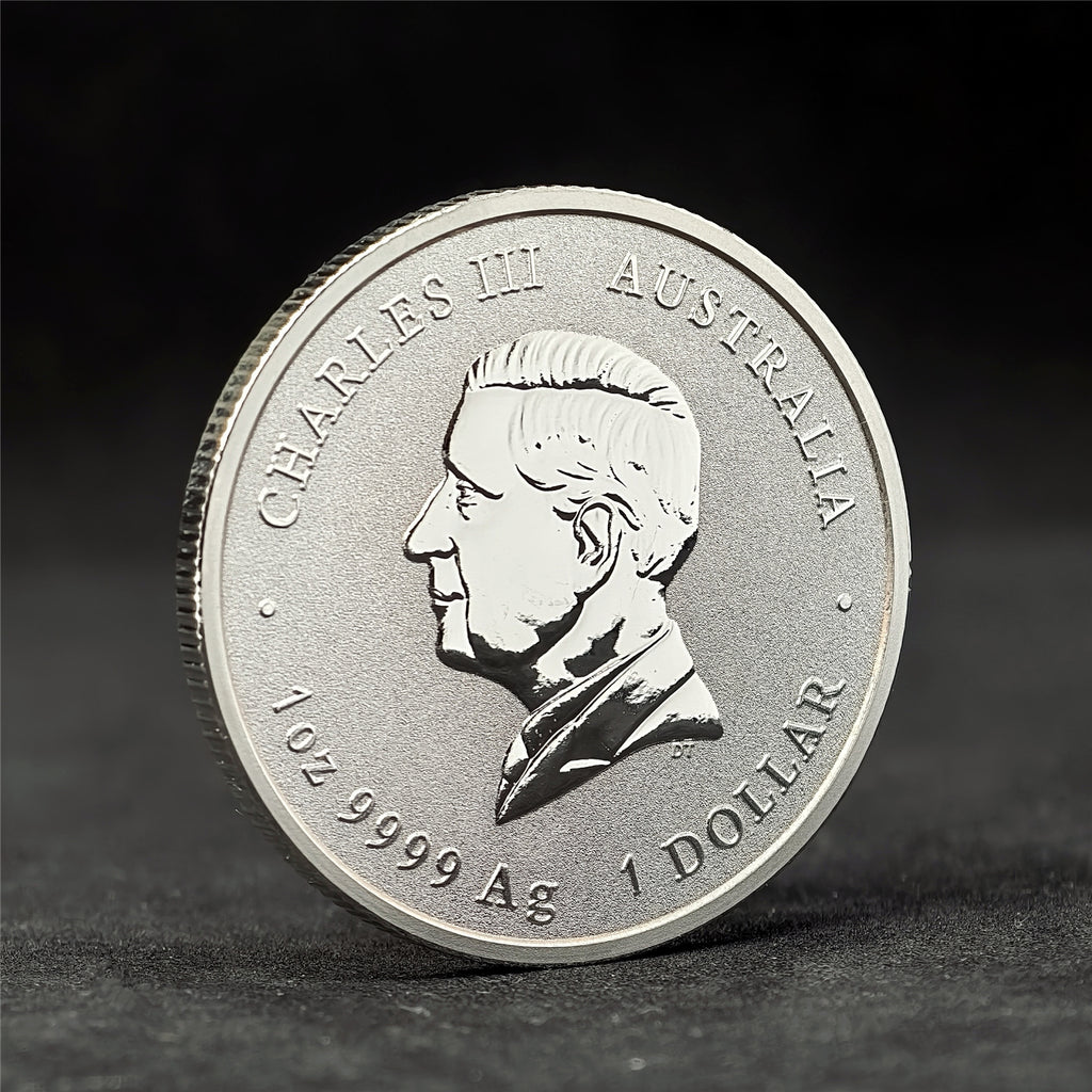 Australian Double Horse 1 oz .999 Fine Silver Coin