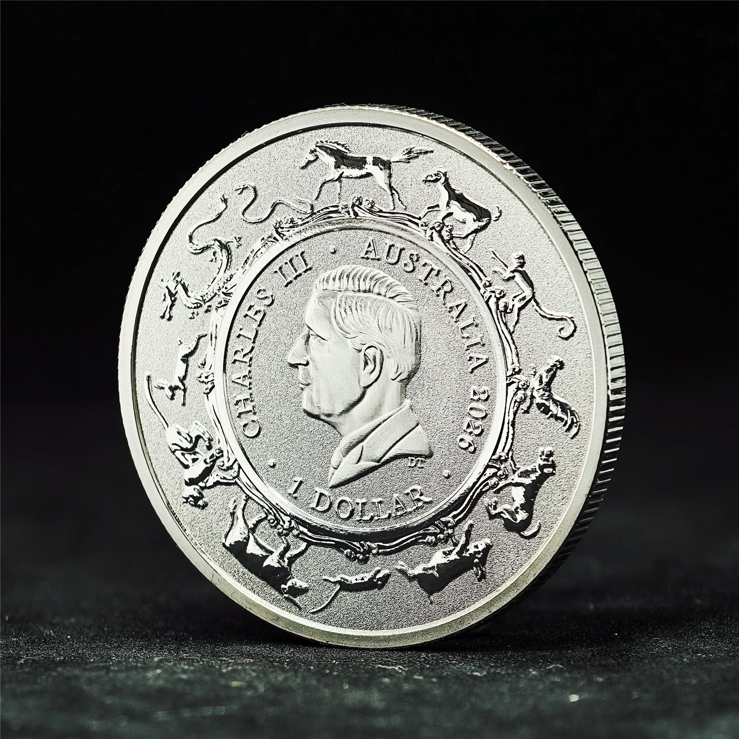 Australian Single Horse 1 oz .999 Fine Silver Coin