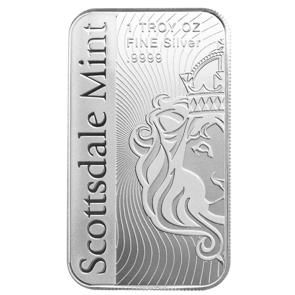 1 oz Scottsdale Archangel Michael Silver Bar