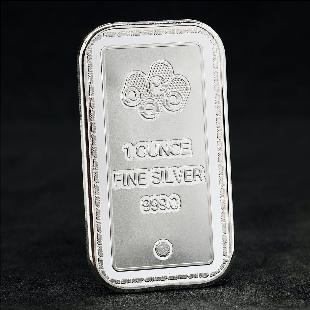 1 oz PAMP Suisse Lady of Liberty Silver Bar