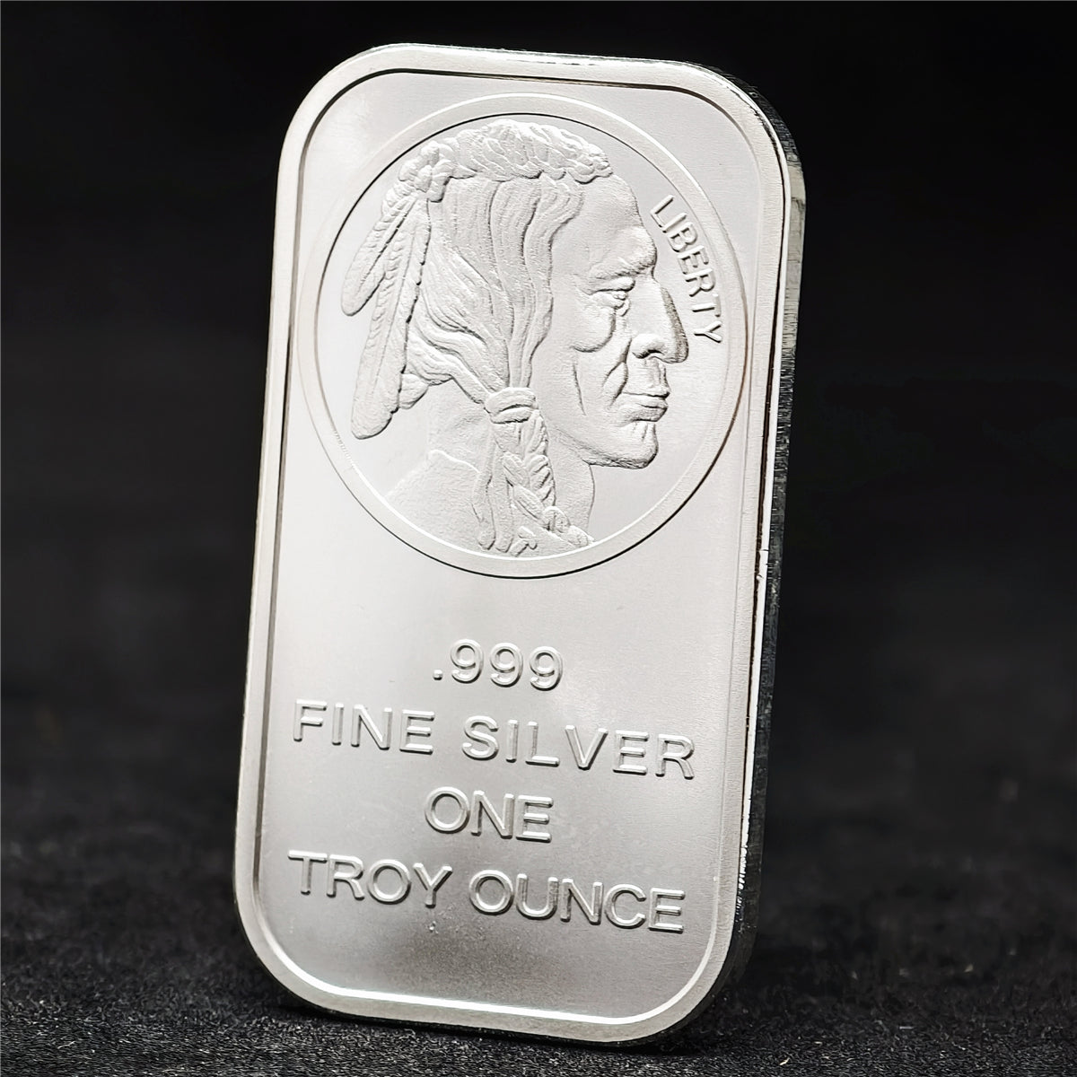 1 Troy oz Buffalo .999 Fine Silver Bar Sealed