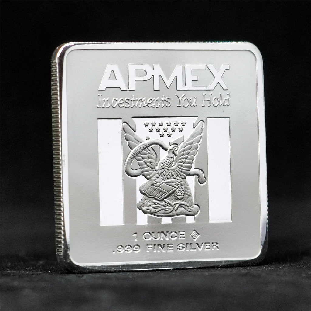 1 oz Silver Bar - APMEX (Square Series)