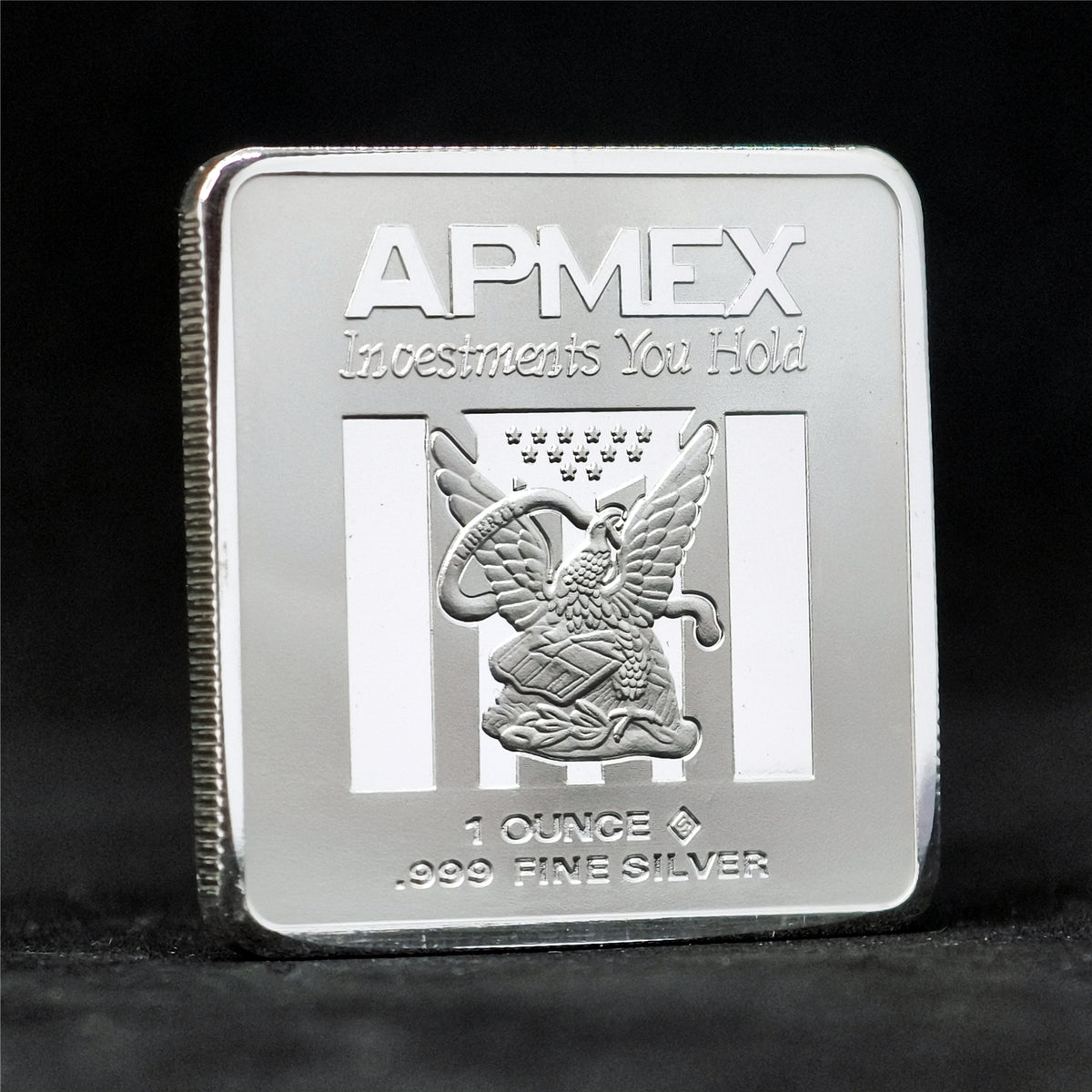 1 oz Silver Bar - APMEX (Square Series)