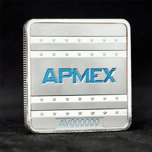 1 oz .999 Fine Silver APMEX Square Bar [APMEX]