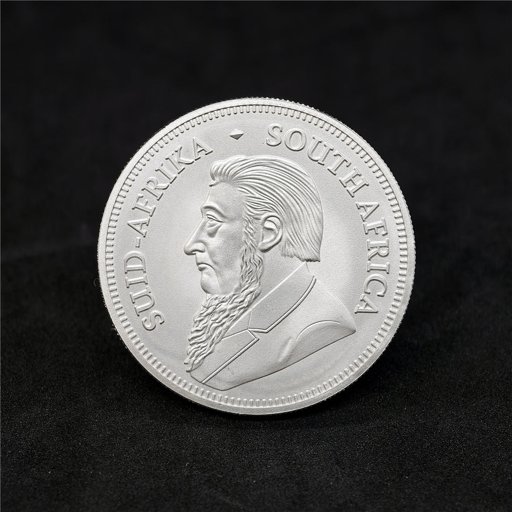 South African Silver Krugerrand 1 oz .999 Fine Silver Coin