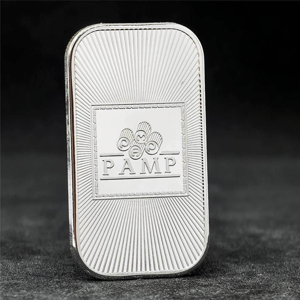 1 oz PAMP Suisse Silver Bar (New)