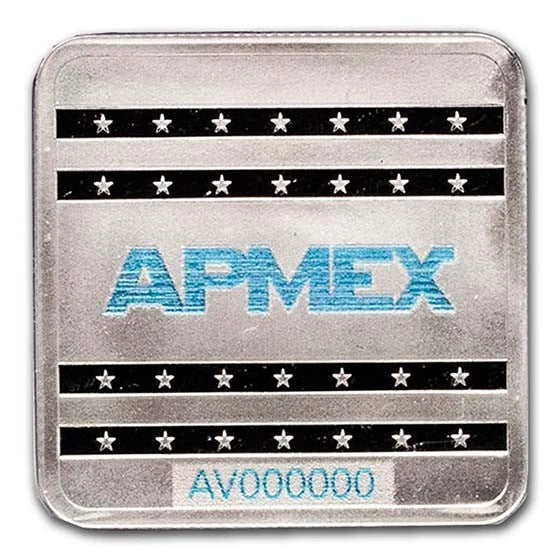 1 oz Silver Bar - APMEX (Square Series)