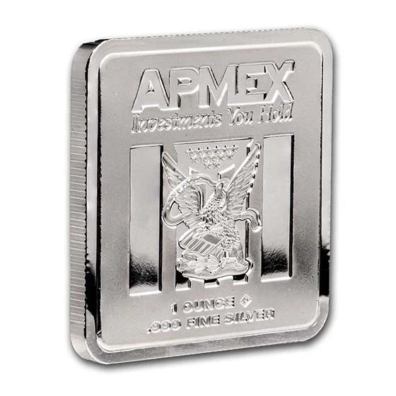 1 oz Silver Bar - APMEX (Square Series)